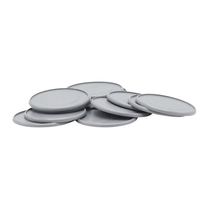 32mm Kunststoff-Rundbases mit Rand