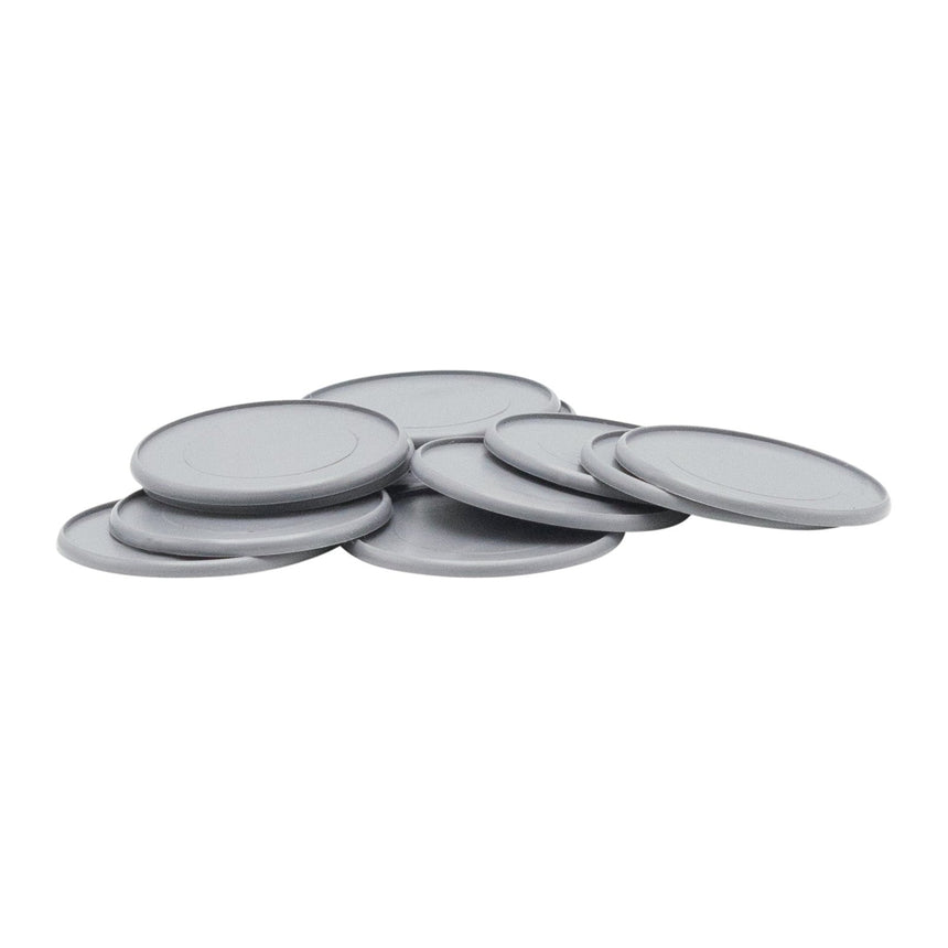 32mm Kunststoff-Rundbases mit Rand