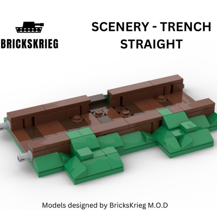 Trench Straight - Brickskrieg - SCE-TS-01