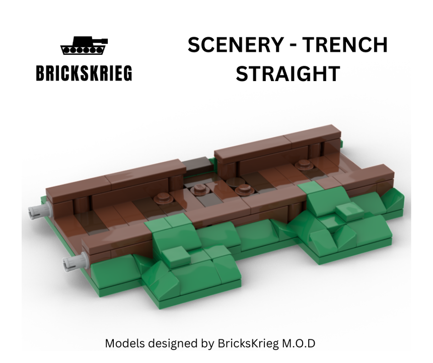 Trench Straight - Brickskrieg - SCE-TS-01