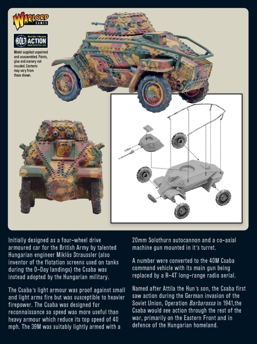 39M Csaba armoured car