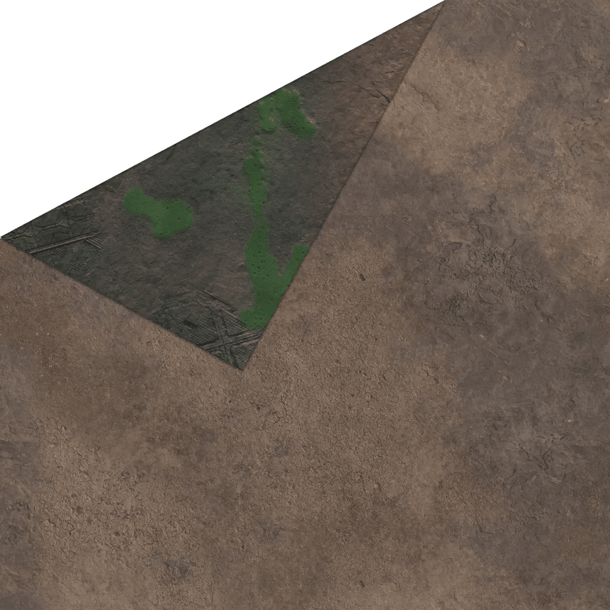 3'x3' Double G - Mat: Badlands and Toxic Badlands - Zubehör - Gamemat - X3TB