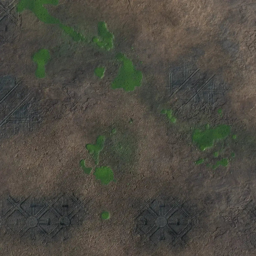 3'x3' Double G - Mat: Badlands and Toxic Badlands - Zubehör - Gamemat - X3TB