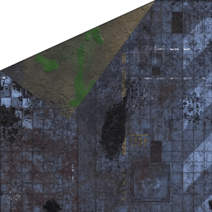 3'x3' Double G - Mat: Cyberpunk and Toxic Badlands - Zubehör - Gamemat - X3EX