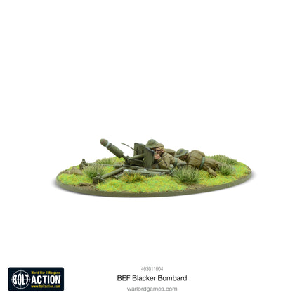 British blacker bombard (spigot mortar)