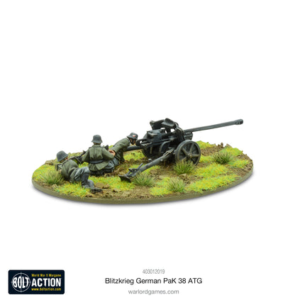 Blitzkrieg German Pak 38 5cm anti-tank gun (1941-42)