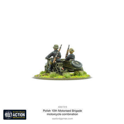 Polish 10th Motorized Brigade motorcycle combination