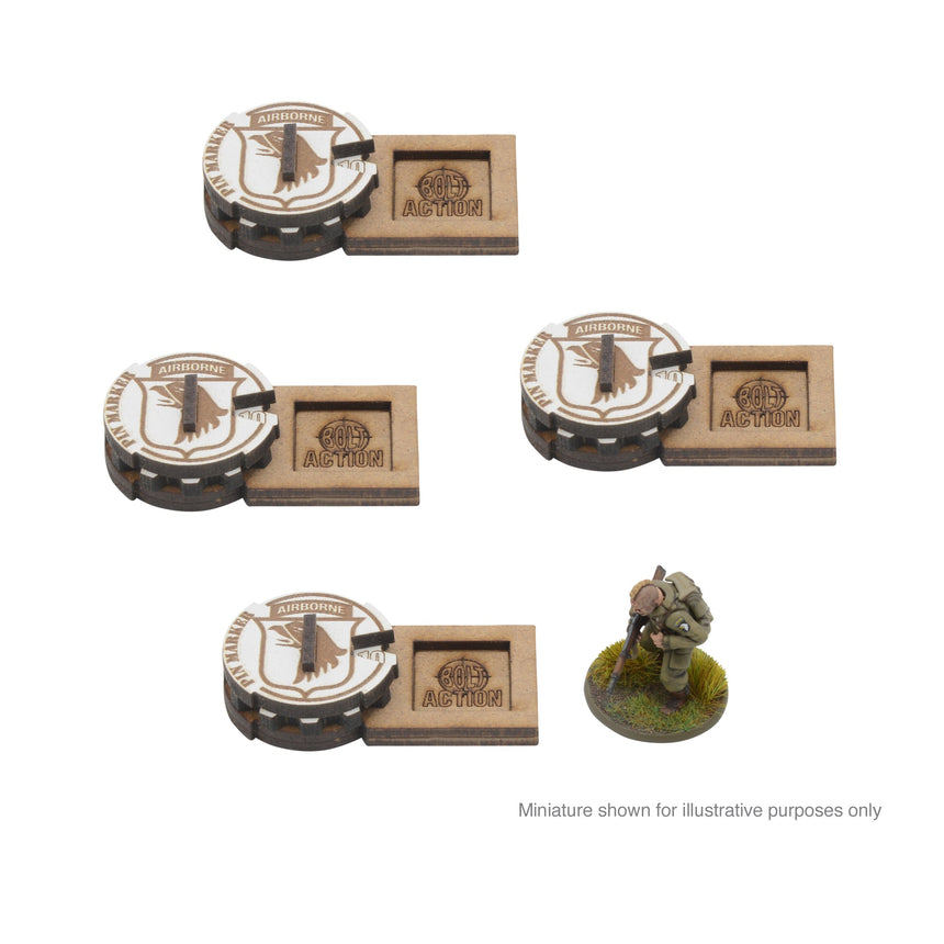 MDF Unit Pin Markers - 101st American Airborne 'Screaming Eagles'