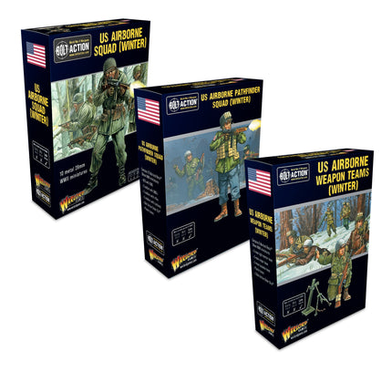 US Airborne (Winter) Rifle & Heavy Weapons Platoons - Warlord Games (7)