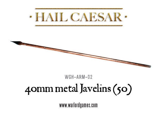 40mm metal Javelins (50) - Metall-Wurfspeere