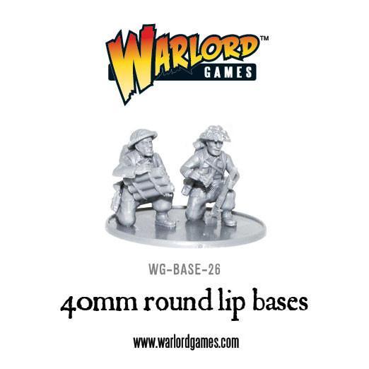 40mm round Bases (Sprue, 8 Stück)