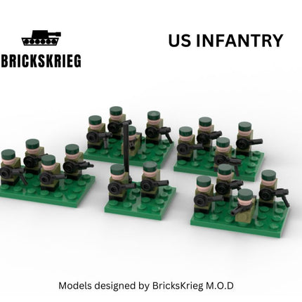 US Infantry Unit - Brickskrieg - INF-US-01