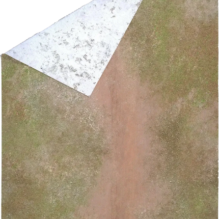 44"x30" Double G - Mat: Battleground and Winter Realm - Zubehör - Gamemat - X0BG