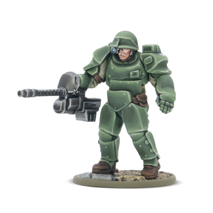 Konflikt '47: Invasion Amerika & 'T2 Prototype Heavy Armor' book miniature