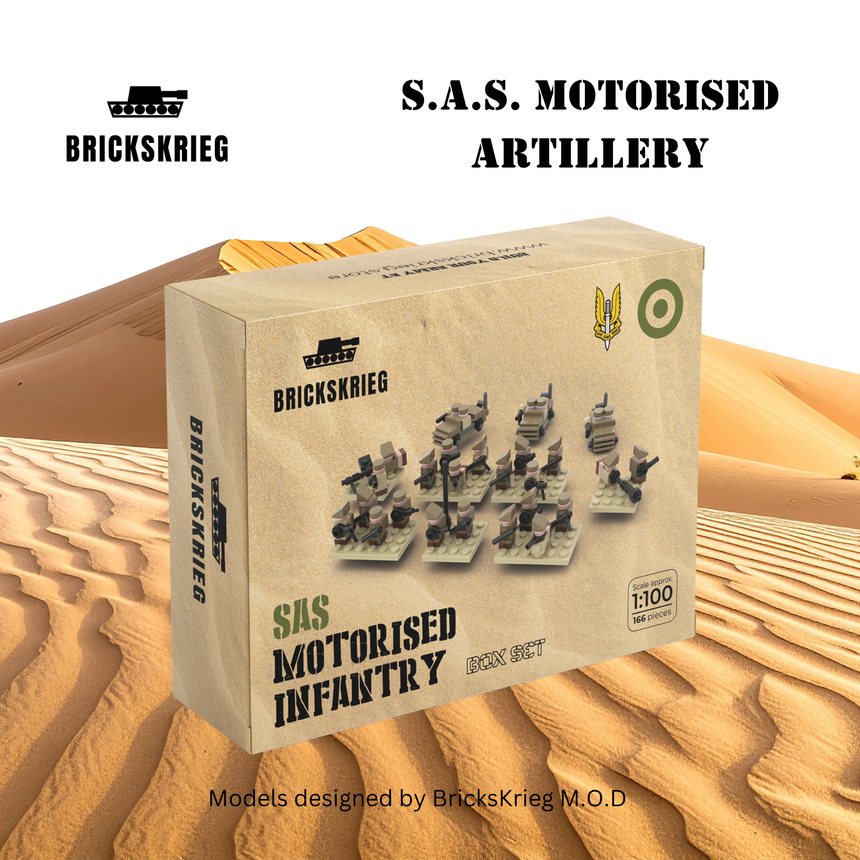 S.A.S. Motorised Infantry Box Set - Brickskrieg - BS-SASMI-01