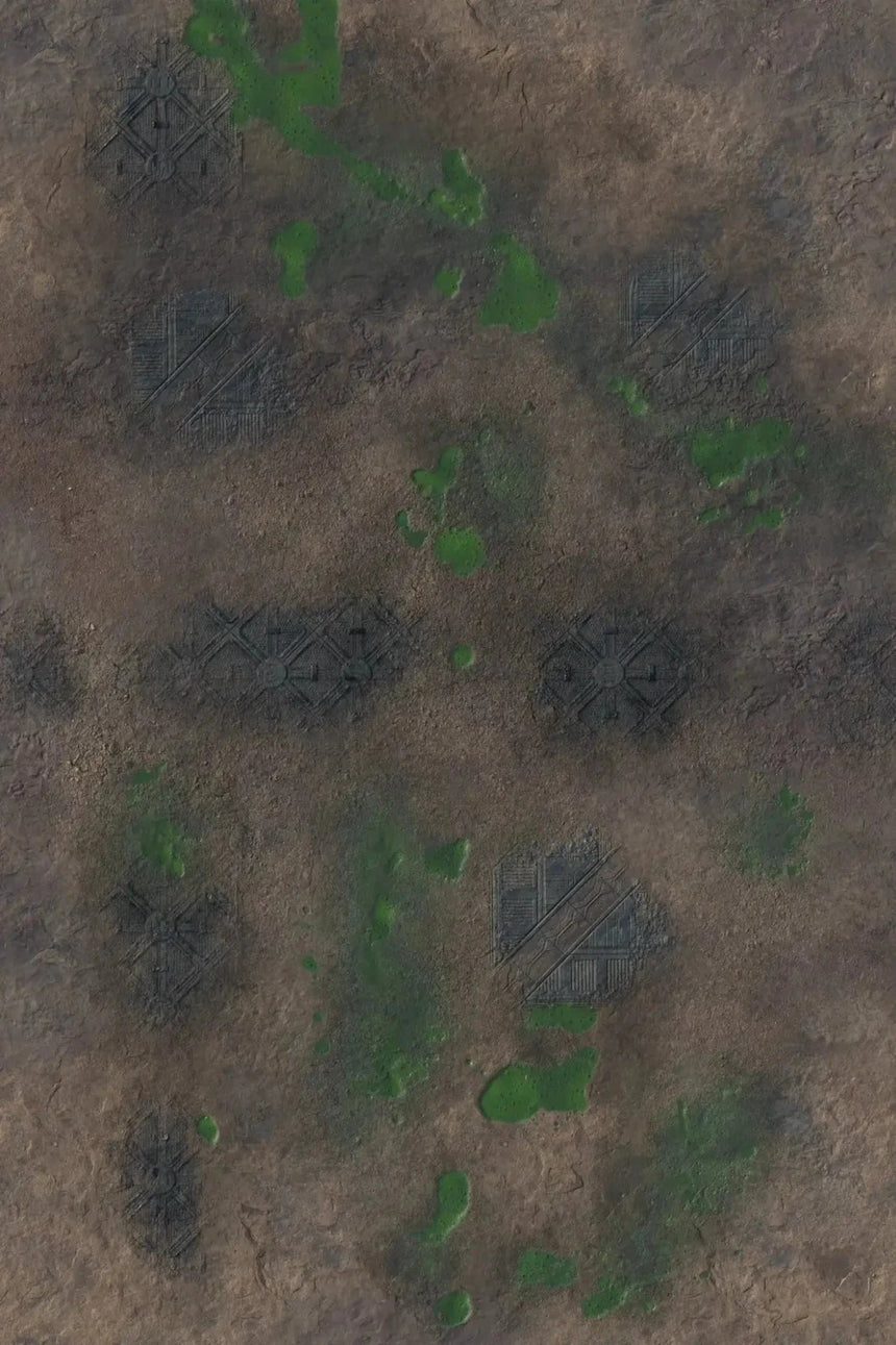 4'x4' Double G - Mat: Badlands and Toxic Badlands - Zubehör - Gamemat - X4TB
