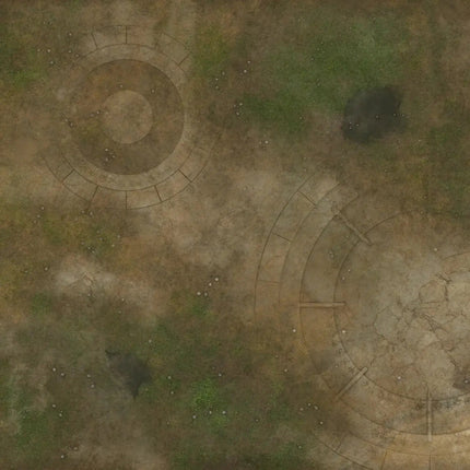 4'x4' Double G - Mat: Chem Zone and Lost World - Zubehör - Gamemat - X4CH