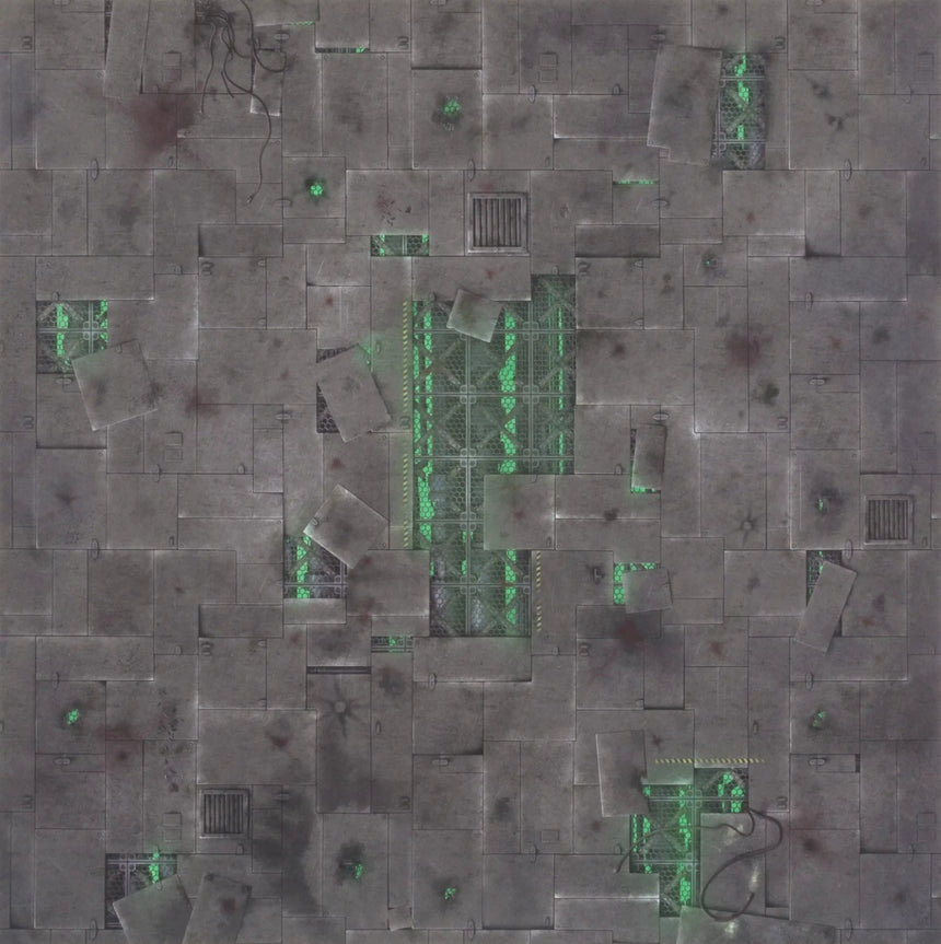 4'x4' Double G - Mat: Chem Zone and Lost World - Zubehör - Gamemat - X4CH