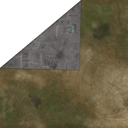 4'x4' Double G - Mat: Chem Zone and Lost World - Zubehör - Gamemat - X4CH