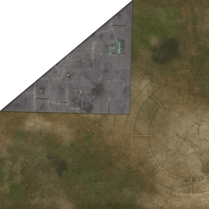 4'x4' Double G - Mat: Chem Zone and Lost World - Zubehör - Gamemat - X4CH