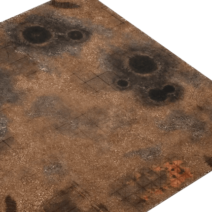 4'x4' Double G - Mat: Quarantine and Fallout Zone - Zubehör - Gamemat - X4QZ