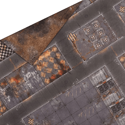 4'x4' Double G - Mat: Quarantine and Fallout Zone - Zubehör - Gamemat - X4QZ