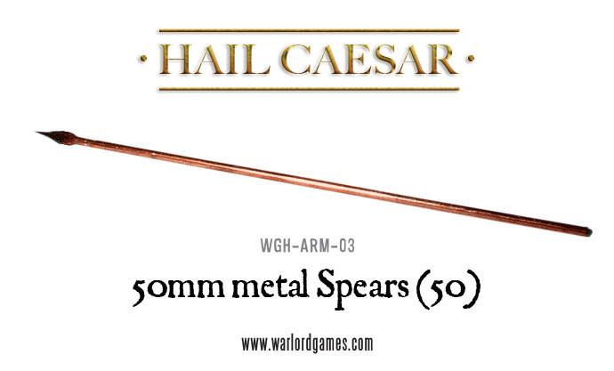 50mm Metallspeere (50) - Hail Caesar Armoury