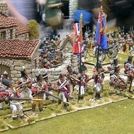 54mm British Napoleonic Peninsular Infantry Flank Companies (x16) - Infanterie - Victrix - VX5401