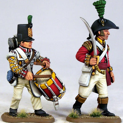 54mm British Napoleonic Peninsular Infantry Flank Companies (x16) - Infanterie - Victrix - VX5401
