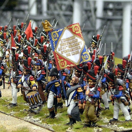 54mm French Napoleonic Grenadiers 1805 - 1812 - Infanterie - Victrix - VX5402