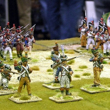 54mm French Napoleonic Voltigeurs 1805 - 1812 - Infanterie - Victrix - VX5403