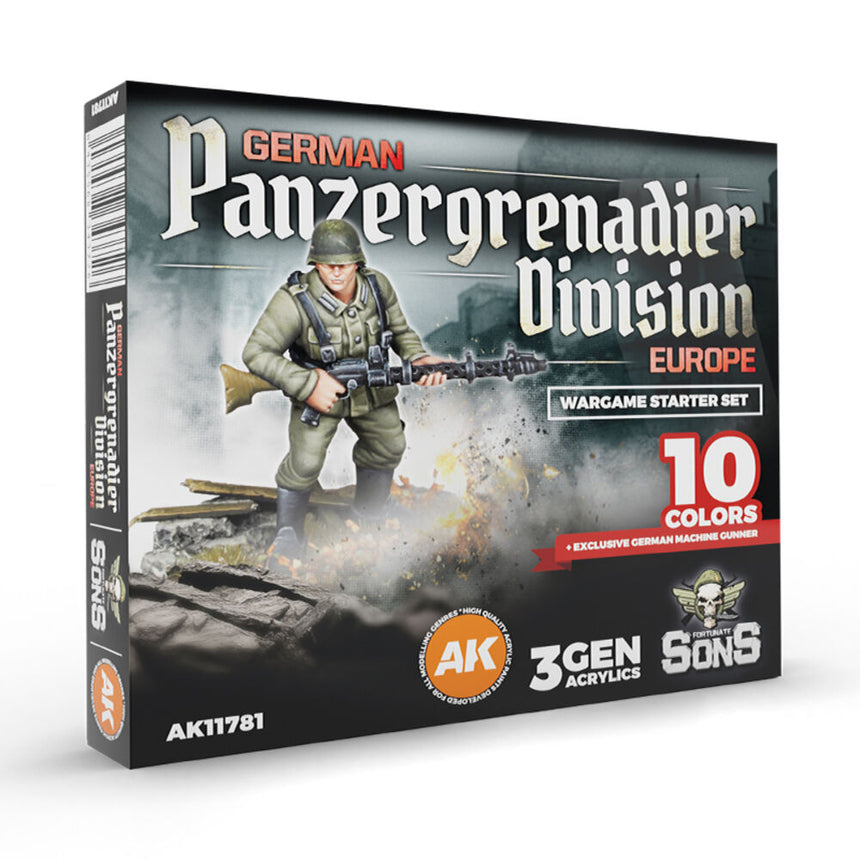 German Panzergrenadier Division Europe - Wargame Farbset
