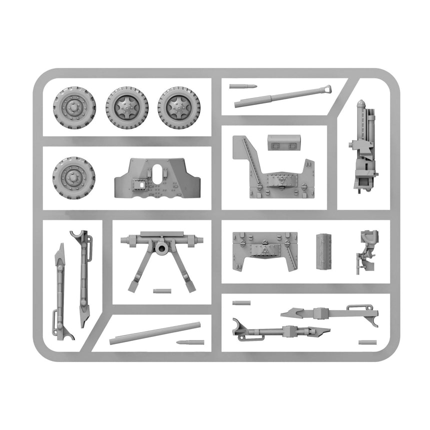 57mm/6-PDR Anti Tank Gun Frame - Warlord Games - 4030200013