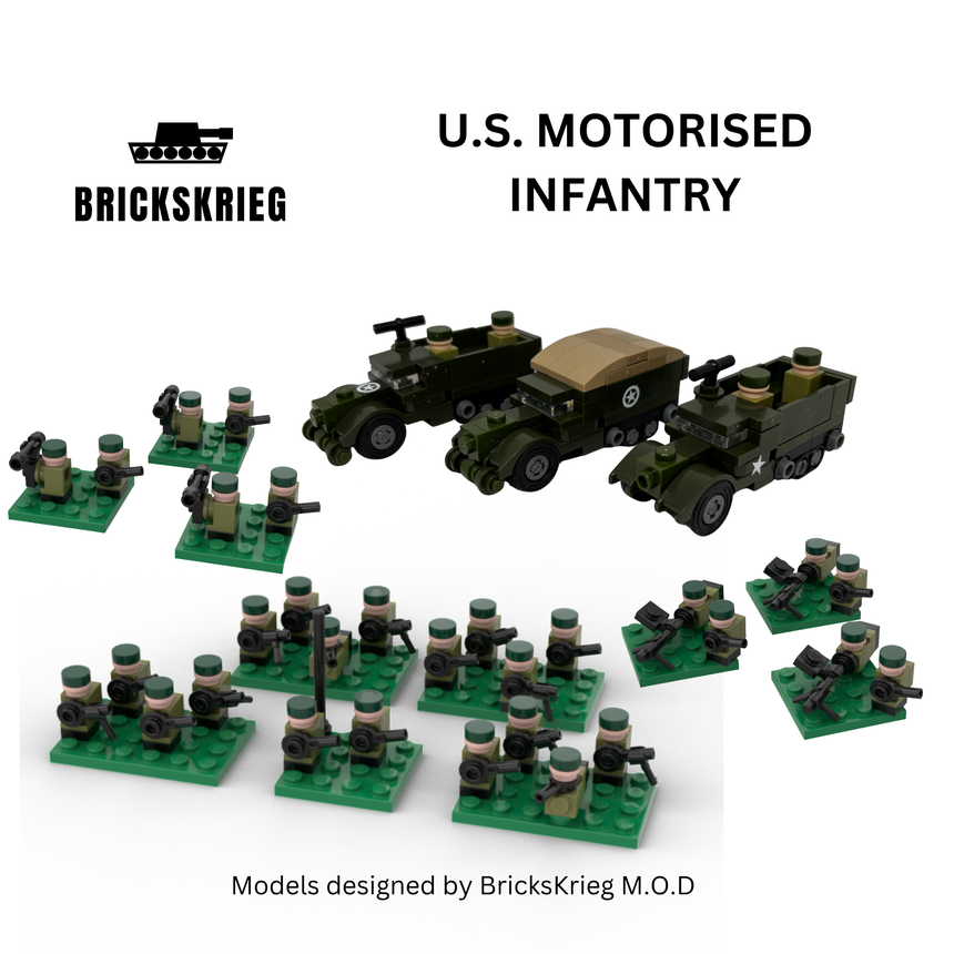 US Motorised Infantry Box Set - Brickskrieg - BS-USMI-01