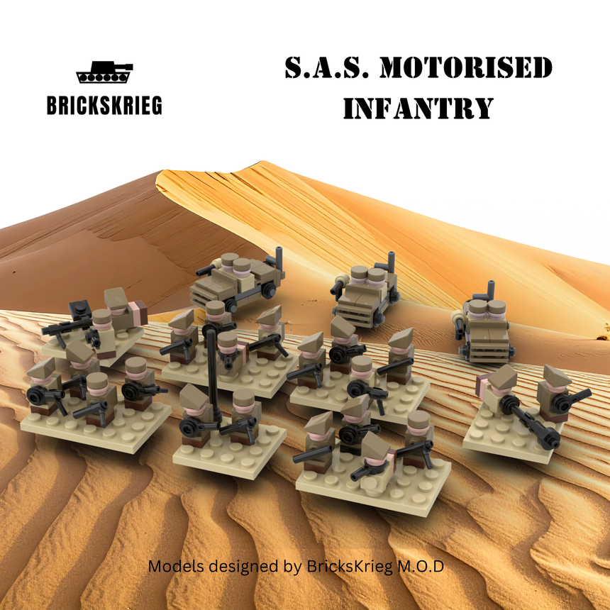 S.A.S. Motorised Infantry Box Set - Brickskrieg - BS-SASMI-01 (2)