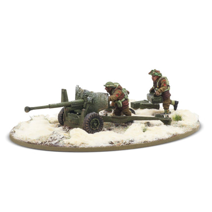 6 pdr Anti - Tank Gun with British Infantry (Winter) Crew - Artillerie - Warlord Games - 403401003