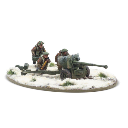6 pdr Anti - Tank Gun with British Infantry (Winter) Crew - Artillerie - Warlord Games - 403401003