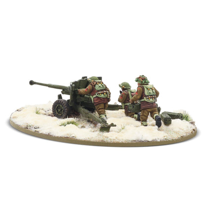 6 pdr Anti - Tank Gun with British Infantry (Winter) Crew - Artillerie - Warlord Games - 403401003