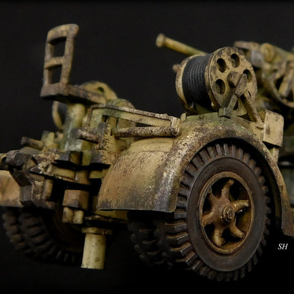 280069 - 8.8cm Flak 36/37 AA/AT Gun with SdAh 202 & Crew
