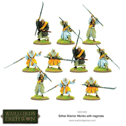 Warlords of Erehwon: Sohei Kriegermönche mit Naginata