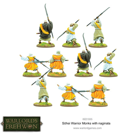 Warlords of Erehwon: Sohei Kriegermönche mit Naginata
