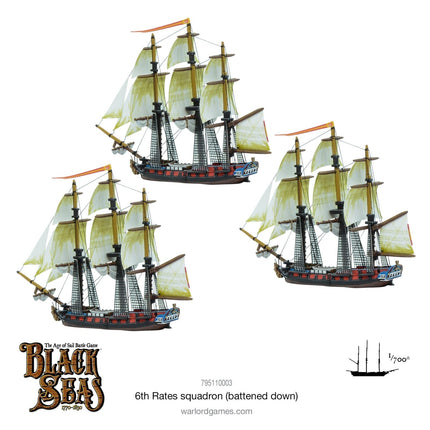 6th Rates Squadron (Battened Down) - Schiffe - Warlord Games - 795110003
