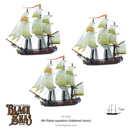 6th Rates Squadron (Battened Down) - Schiffe - Warlord Games - 795110003