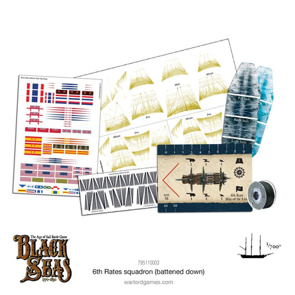 6th Rates Squadron (Battened Down) - Schiffe - Warlord Games - 795110003