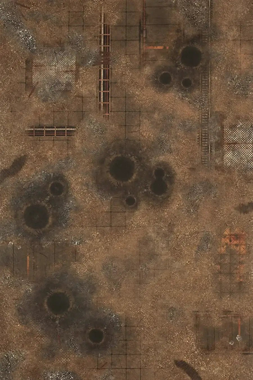 6'x4' Double G - Mat: Cyberpunk and Fallout - Zubehör - Gamemat - X6FZ
