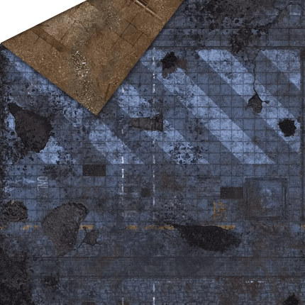 6'x4' Double G - Mat: Cyberpunk and Fallout - Zubehör - Gamemat - X6FZ