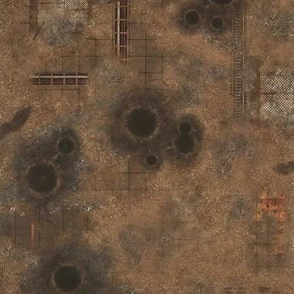 6'x4' Double G - Mat: Quarantine Zone and Fallout Zone - Zubehör - Gamemat - X6QZ