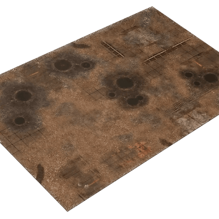6'x4' Double G - Mat: Quarantine Zone and Fallout Zone - Zubehör - Gamemat - X6QZ