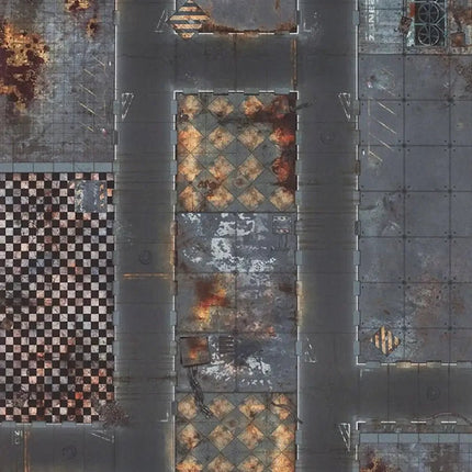 6'x4' Double G - Mat: Quarantine Zone and Fallout Zone - Zubehör - Gamemat - X6QZ