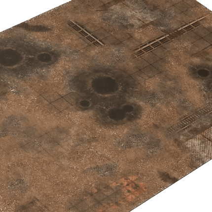 6'x4' Double G - Mat: Quarantine Zone and Fallout Zone - Zubehör - Gamemat - X6QZ